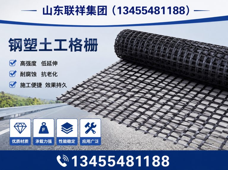 泰安玻纤土工格栅展示图